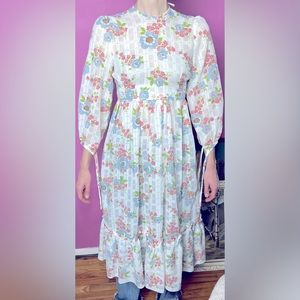Vintage 70’s midi dress handmade in Europe